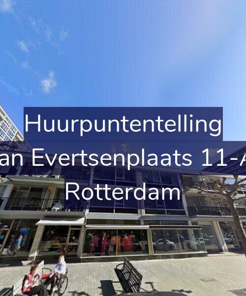 Foto gevel Huurpuntentelling voor Jan Evertsenplaats 11-A, Rotterdam