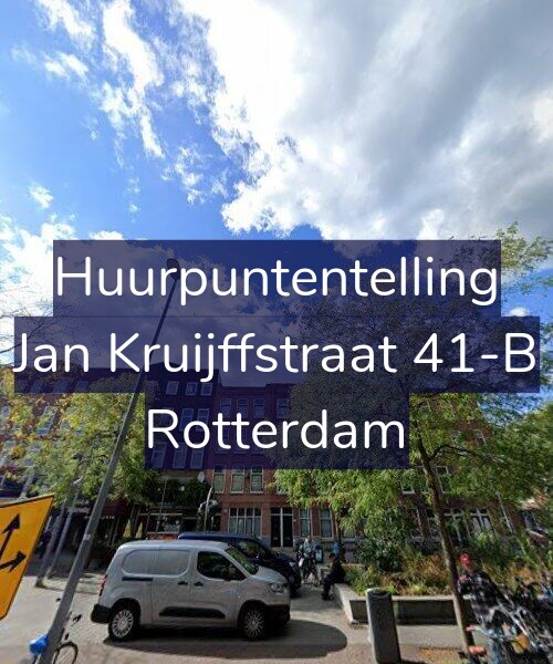 Foto gevel Huurpuntentelling voor Jan Kruijffstraat 41-B, Rotterdam