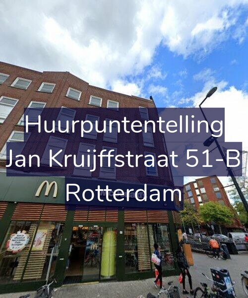 Foto gevel Huurpuntentelling voor Jan Kruijffstraat 51-B, Rotterdam