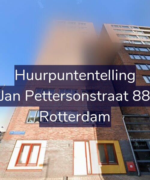 Foto gevel Huurpuntentelling voor Jan Pettersonstraat 88, Rotterdam
