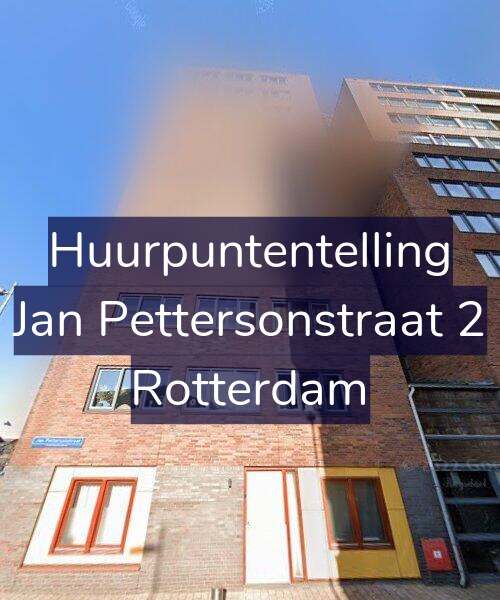 Foto gevel Huurpuntentelling voor Jan Pettersonstraat 2, Rotterdam