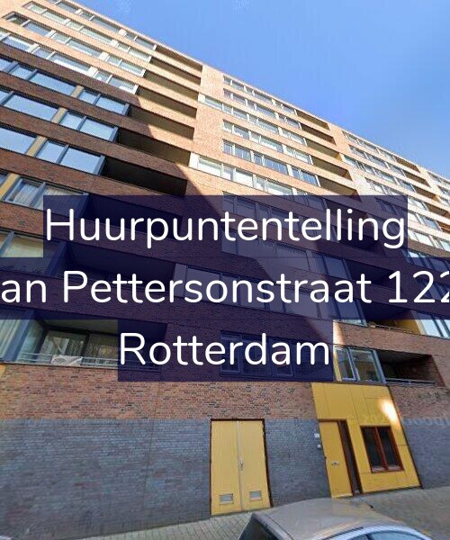 Foto gevel Huurpuntentelling voor Jan Pettersonstraat 122, Rotterdam