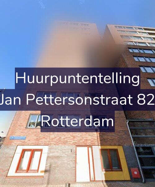 Foto gevel Huurpuntentelling voor Jan Pettersonstraat 82, Rotterdam