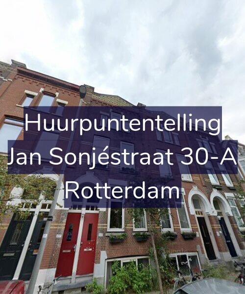 Foto gevel Huurpuntentelling voor Jan Sonjéstraat 30-A, Rotterdam