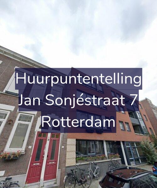 Foto gevel Huurpuntentelling voor Jan Sonjéstraat 7, Rotterdam
