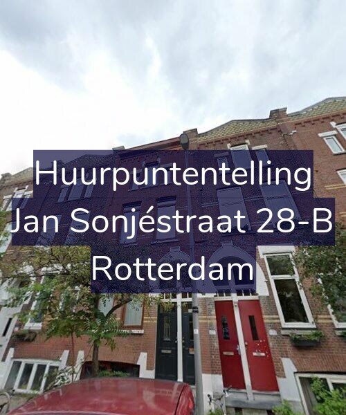 Foto gevel Huurpuntentelling voor Jan Sonjéstraat 28-B, Rotterdam