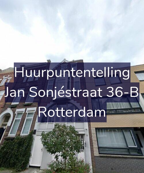 Foto gevel Huurpuntentelling voor Jan Sonjéstraat 36-B, Rotterdam