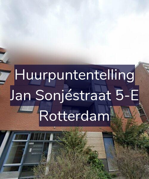 Foto gevel Huurpuntentelling voor Jan Sonjéstraat 5-E, Rotterdam
