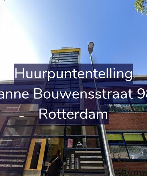 Foto gevel Huurpuntentelling voor Janne Bouwensstraat 98, Rotterdam