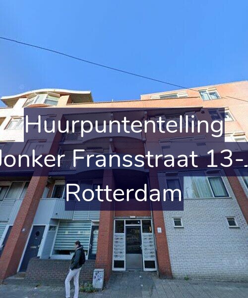 Foto gevel Huurpuntentelling voor Jonker Fransstraat 13-J, Rotterdam