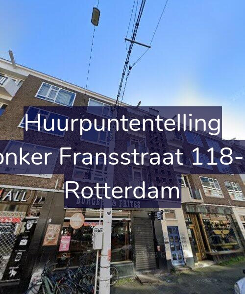 Foto gevel Huurpuntentelling voor Jonker Fransstraat 118-D, Rotterdam