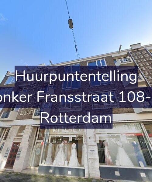 Foto gevel Huurpuntentelling voor Jonker Fransstraat 108-D, Rotterdam