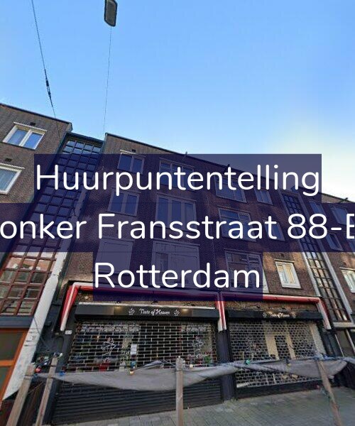 Foto gevel Huurpuntentelling voor Jonker Fransstraat 88-B, Rotterdam