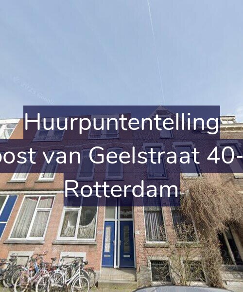 Foto gevel Huurpuntentelling voor Joost van Geelstraat 40-B, Rotterdam