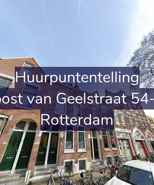 Foto gevel Huurpuntentelling voor Joost van Geelstraat 54-B, Rotterdam