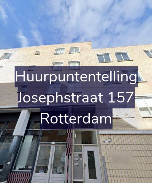 Foto gevel Huurpuntentelling voor Josephstraat 157, Rotterdam