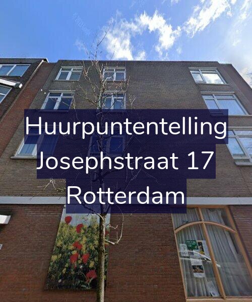 Foto gevel Huurpuntentelling voor Josephstraat 17, Rotterdam