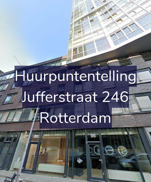 Foto gevel Huurpuntentelling voor Jufferstraat 246, Rotterdam