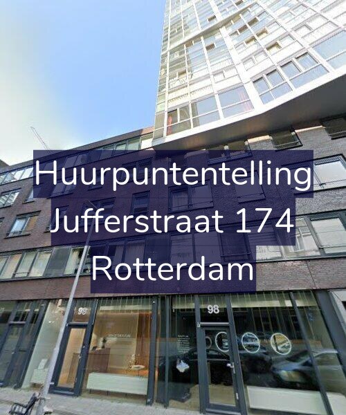 Foto gevel Huurpuntentelling voor Jufferstraat 174, Rotterdam