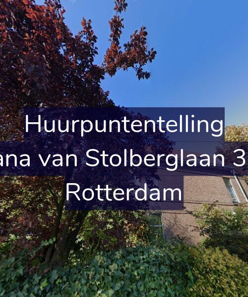 Foto gevel Huurpuntentelling voor Juliana van Stolberglaan 30-A, Rotterdam