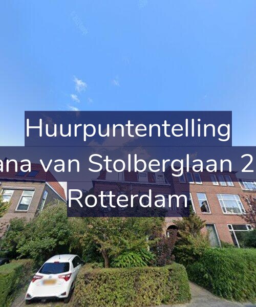 Foto gevel Huurpuntentelling voor Juliana van Stolberglaan 20-A, Rotterdam