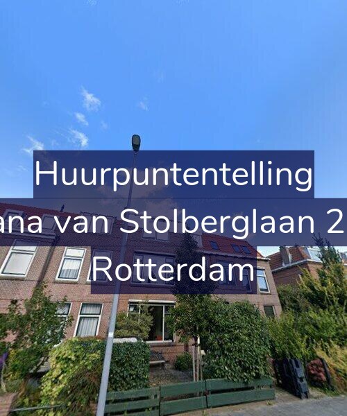 Foto gevel Huurpuntentelling voor Juliana van Stolberglaan 24-A, Rotterdam