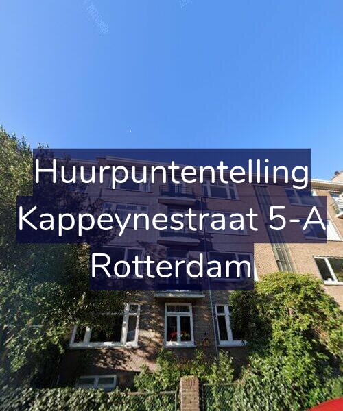Foto gevel Huurpuntentelling voor Kappeynestraat 5-A, Rotterdam