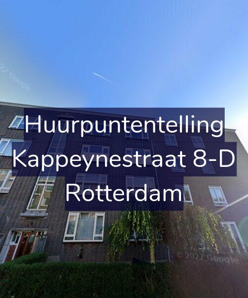 Foto gevel Huurpuntentelling voor Kappeynestraat 8-D, Rotterdam