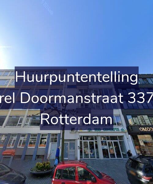 Foto gevel Huurpuntentelling voor Karel Doormanstraat 337-A, Rotterdam