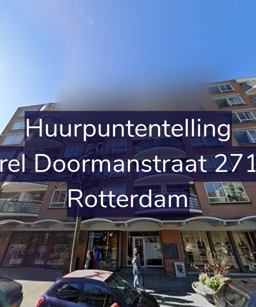 Foto gevel Huurpuntentelling voor Karel Doormanstraat 271-B, Rotterdam