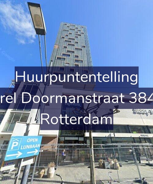 Foto gevel Huurpuntentelling voor Karel Doormanstraat 384-F, Rotterdam