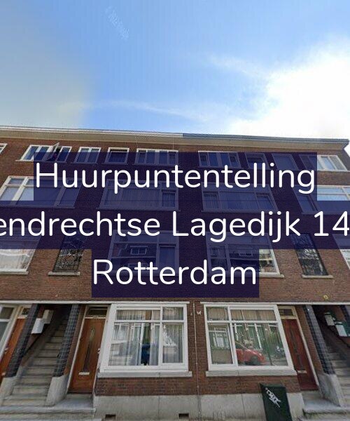 Foto gevel Huurpuntentelling voor Katendrechtse Lagedijk 146-A, Rotterdam