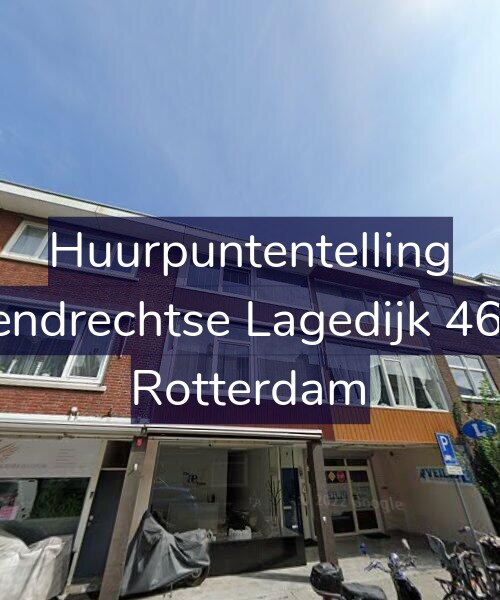 Foto gevel Huurpuntentelling voor Katendrechtse Lagedijk 465-C, Rotterdam
