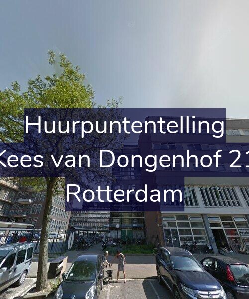 Foto gevel Huurpuntentelling voor Kees van Dongenhof 21, Rotterdam
