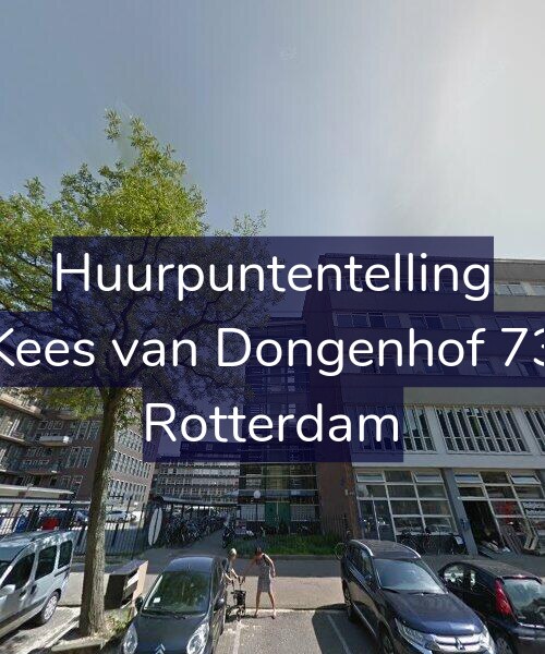 Foto gevel Huurpuntentelling voor Kees van Dongenhof 73, Rotterdam