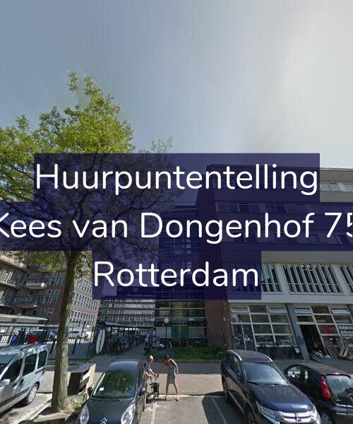 Foto gevel Huurpuntentelling voor Kees van Dongenhof 75, Rotterdam
