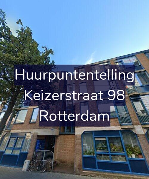 Foto gevel Huurpuntentelling voor Keizerstraat 98, Rotterdam