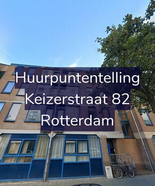 Foto gevel Huurpuntentelling voor Keizerstraat 82, Rotterdam