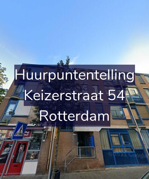 Foto gevel Huurpuntentelling voor Keizerstraat 54, Rotterdam