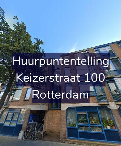 Foto gevel Huurpuntentelling voor Keizerstraat 100, Rotterdam