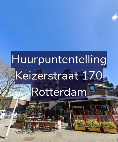 Foto gevel Huurpuntentelling voor Keizerstraat 170, Rotterdam