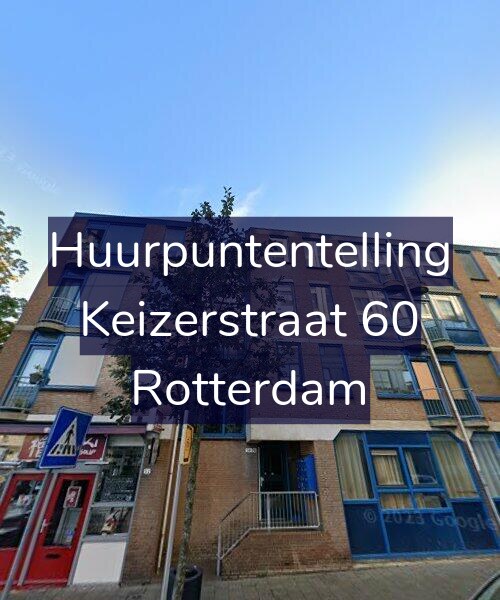 Foto gevel Huurpuntentelling voor Keizerstraat 60, Rotterdam