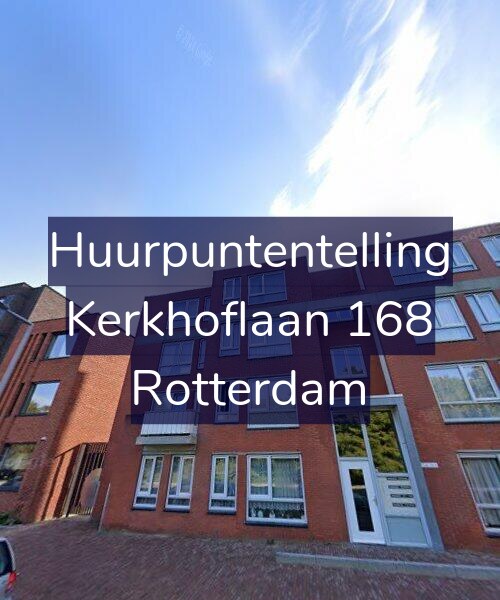 Foto gevel Huurpuntentelling voor Kerkhoflaan 168, Rotterdam