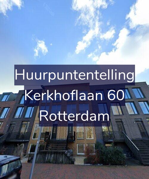 Foto gevel Huurpuntentelling voor Kerkhoflaan 60, Rotterdam