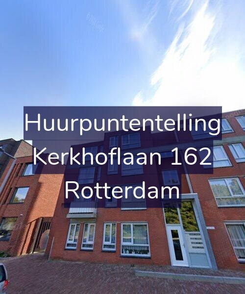 Foto gevel Huurpuntentelling voor Kerkhoflaan 162, Rotterdam