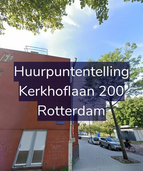 Foto gevel Huurpuntentelling voor Kerkhoflaan 200, Rotterdam