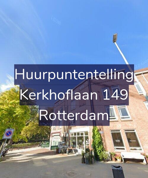 Foto gevel Huurpuntentelling voor Kerkhoflaan 149, Rotterdam