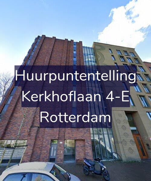 Foto gevel Huurpuntentelling voor Kerkhoflaan 4-E, Rotterdam