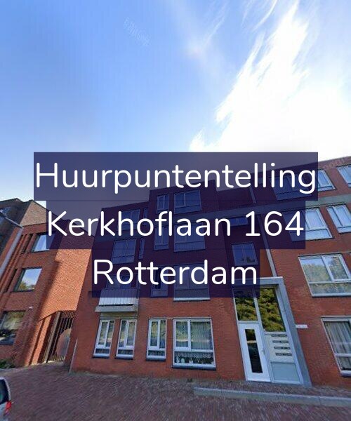 Foto gevel Huurpuntentelling voor Kerkhoflaan 164, Rotterdam