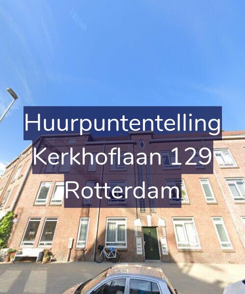Foto gevel Huurpuntentelling voor Kerkhoflaan 129, Rotterdam